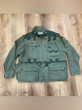 Orvis Ultimate Travel Gear Safari Jacket Mens XL Fly Fishing Travel Gear No Hood